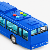 Extra Large City Bus Toy with One-Click Door, Lights & Sound thumbnail 4