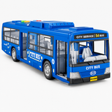 Extra Large City Bus Toy with One-Click Door, Lights & Sound thumbnail 2