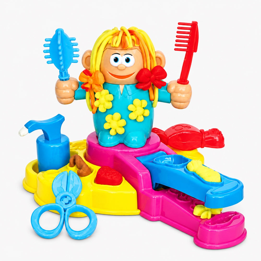 Pretend Play Hairdresser Clay Set for Kids