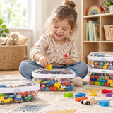 Clear Toy Storage Pouch Set – 3-Piece Hardcase Organizer miniature 5