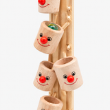 Houten knikkerbaan met boomstammen, Montessori-leerspeelgoed miniatuur 3