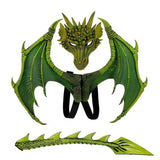 Dragon Cosplay Costume Set - Mask, Wings & Tail thumbnail 3