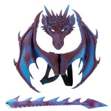 Dragon Cosplay Costume Set - Mask, Wings & Tail thumbnail 4