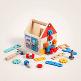 Montessori Wooden Tool House – Pretend Play Workshop Toy thumbnail 1