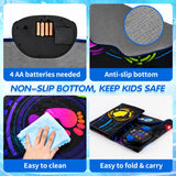 Light-Up Dance Mat with 6 LED Buttons & Bluetooth for Kids thumbnail 5