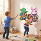 Sticky Ball Dartboard – Montessori Indoor Target Game for Kids thumbnail 6
