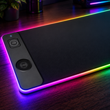 3-in-1 RGB Wireless Charging Desk Mat, 80x30cm miniatura 4