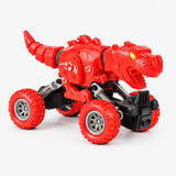 Dinosaur Pull-Back Off-Road Truck Toy for Kids thumbnail 1