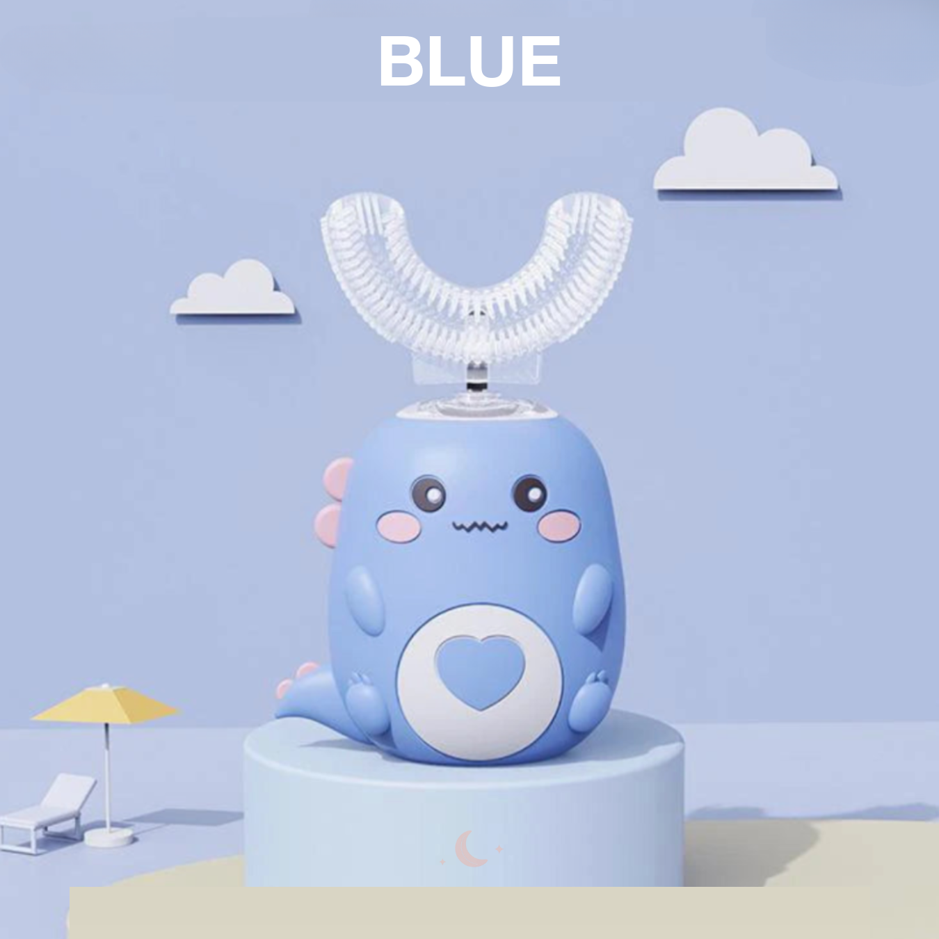 Kids Dino U-Shape Electric Toothbrush | 360° Sonic Auto Brush