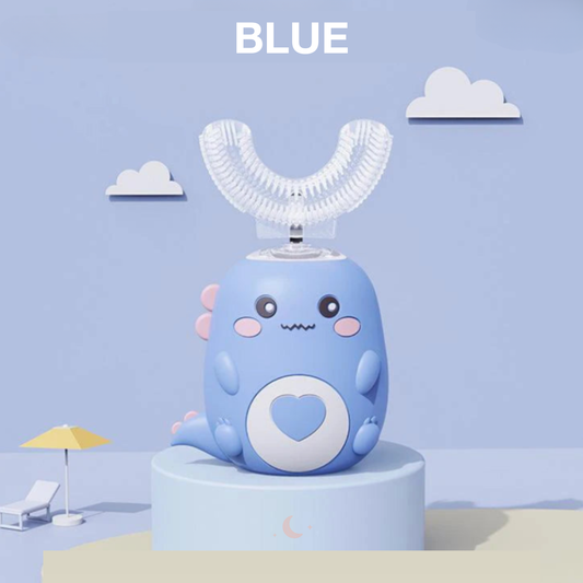 Kids Dino U-shape electric toothbrush with 360 degree sonic brush