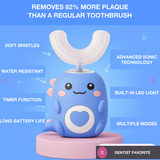 Kids Dino U-Shape Electric Toothbrush | 360° Sonic Auto Brush thumbnail 6