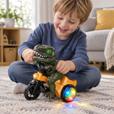 Electric Dinosaur Trike Toy – 360° Stunt Car with Lights & Music, DIY Assembly miniatuur 4