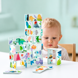 Wooden Dinosaur Stacking Blocks Building Game miniatuur 2