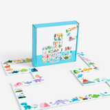 Wooden Dinosaur Stacking Blocks Building Game miniatuur 3