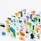 Wooden Dinosaur Stacking Blocks Building Game miniatuur 4