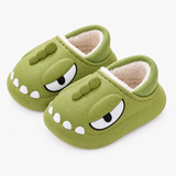 Dinosaurus-pantoffels van katoen, instappantoffels met hielstuk, voor kinderen en volwassenen miniatuur 6