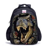 3D Dinosaur Kids Backpack | Waterproof School Bag thumbnail 2