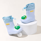 Kids Waterproof Animal Print Rain Boots, EVA Wellies for Rainy Days thumbnail 1