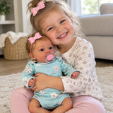 18" Reborn Baby Doll with Hand-Rooted Hair – Realistic Newborn miniatura 5