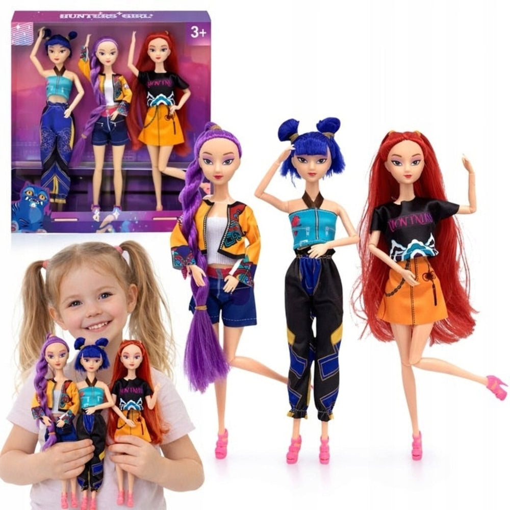 Fashion Doll Trio with Spin & Play Features