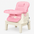 Adjustable Foldable Baby Booster Dining Chair with Tray