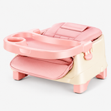 Adjustable Foldable Baby Booster Dining Chair with Tray miniatura 5