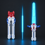 Butterfly Fidget Toy, Glowing Telescopic Flip Toy miniatura 3