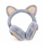 Cat Ear Glitter Plush Earmuffs, Winter Ski Ear Warmers for Women & Girls thumbnail 6