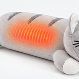 Heated Cat Plush Pillow, USB Rechargeable Warming Cushion with 5 Heat Levels & Timers thumbnail 4