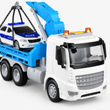 Inertia Crane Tow Truck Toy with Rescue Car, Sound & Light thumbnail 3