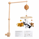 Wooden Baby Crib Mobile with Music Box thumbnail 4