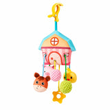 Crib Pull-String Toy, Hanging Crinkle Rattle Cot Hanger for Babies thumbnail 3