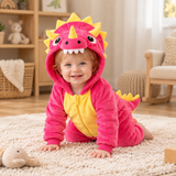 Dinosaur Baby Onesie with Hood and Tail (1-9 Months) thumbnail 5