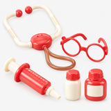 Pretend Play Doctor Kit for Kids, 72 Pieces miniatuur 6