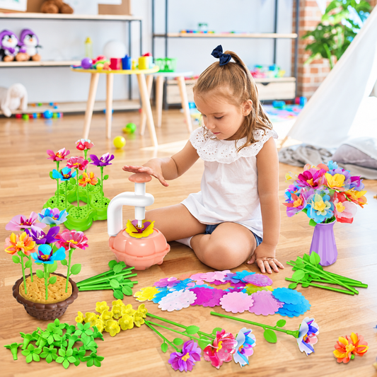 DIY flower bouquet craft set box contents