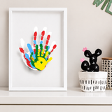 DIY-Holzrahmen-Set mit Familienhandabdrücken als Erinnerungsstück Miniaturansicht 5