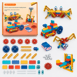 DIY Motorized Gear Building Blocks Set – STEM Engineering Toy for Kids miniatura 6