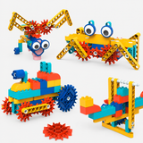 DIY Motorized Gear Building Blocks Set – STEM Engineering Toy for Kids miniatura 3