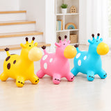 Inflatable Bouncy Giraffe Hopper, PVC Ride-On Toy for Toddlers thumbnail 4