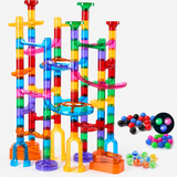 Glow Marble Run Building Block Set with Motorised Lift thumbnail 3