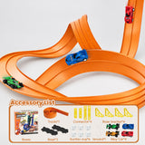 DIY Gravity Race Track Set with Pull-Back Car, Aluminium Rail Slide thumbnail 3