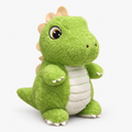 Green Dinosaur Plush Toy, Soft Stuffed Animal Bedroom Companion – 25-45cm