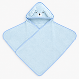 Hooded Baby Bath Towel, Soft Coral Fleece Animal Design miniatura 2