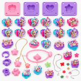 Kit de fabrication de bijoux pour enfants avec breloques et anneaux magiques miniature 2