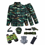 Kids Jungle Camouflage Soldier Costume Set with Accessories thumbnail 4