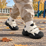 Kids Chunky Velcro Trainers, Warm Winter Street-Style Sneakers thumbnail 6
