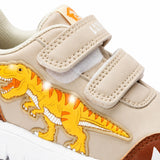 Kids LED Light-Up T-Rex Dinosaur Trainers, Leather Flashing Sneakers thumbnail 6