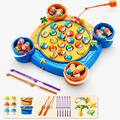 Magnetic Fishing Game with Music for Kids