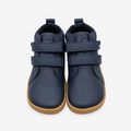 Stivaletti alla caviglia in pelle barefoot per bambini - Stivaletti per bambini con suola flessibile, unisex