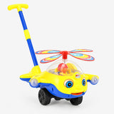 Avion trotteur à pousser miniature 3